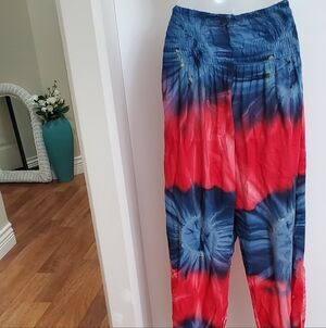 Tie-Dye Harem Pants MEDIUM